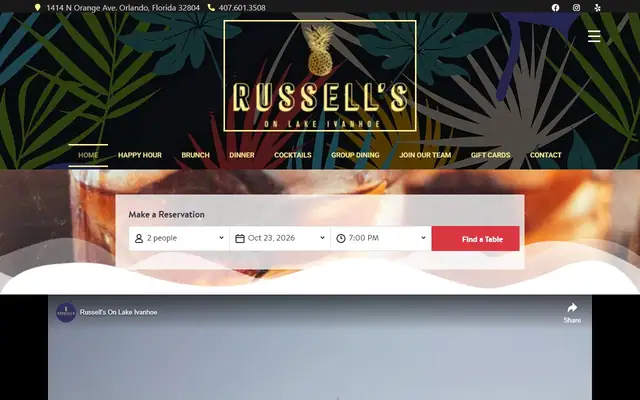 RussellsOrlando website