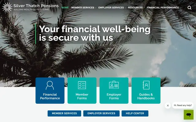 Silver Thatch Pensions website